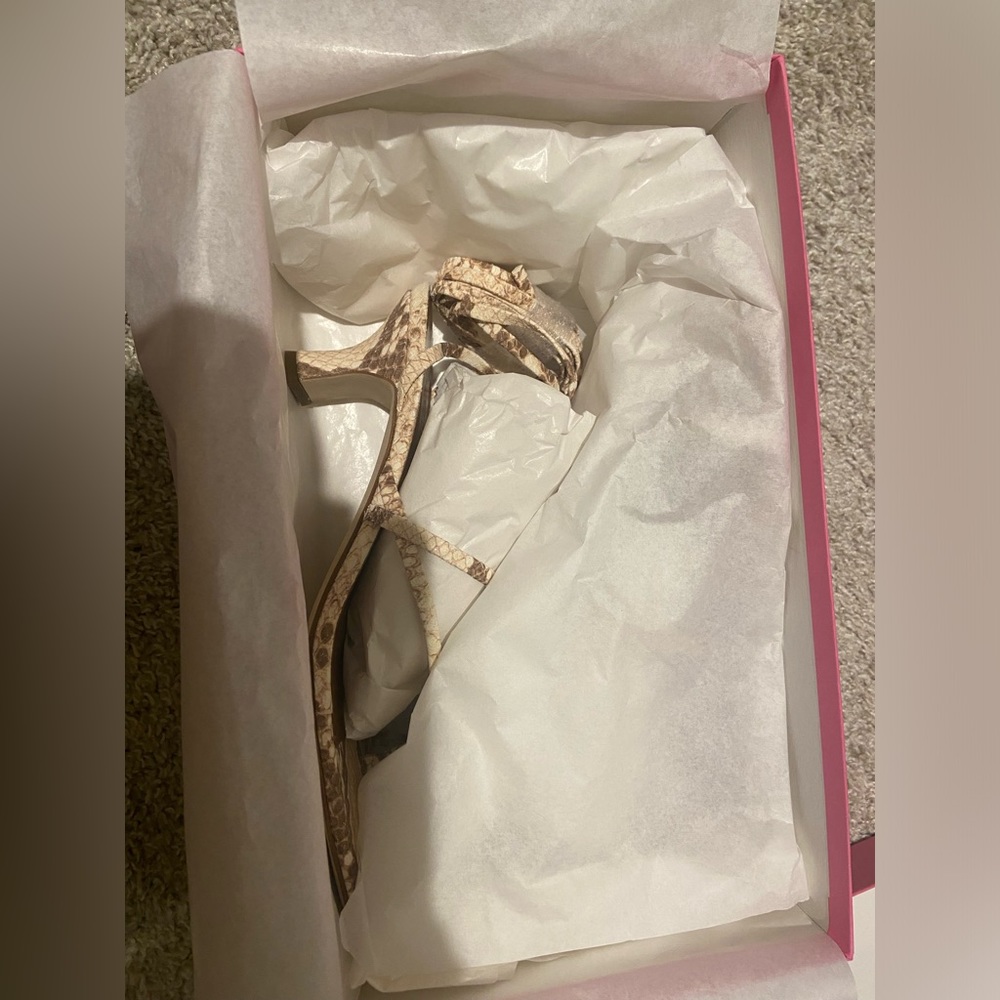 Paris Texas python wrap sandal - Picture 6 of 6